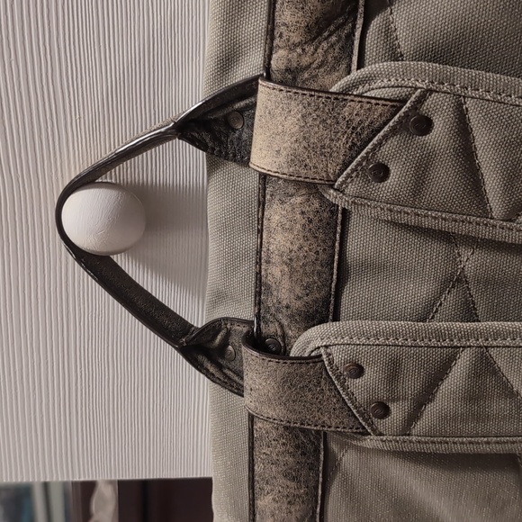 timbuk2 Distilled Collection Walker Canvas Backpack in Olive Green - Picture 3 of 6